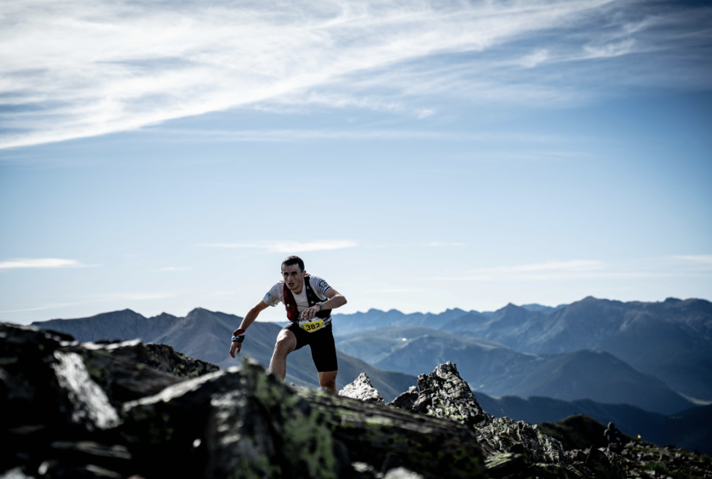 Un competidor d'una cursa de trail / ANA