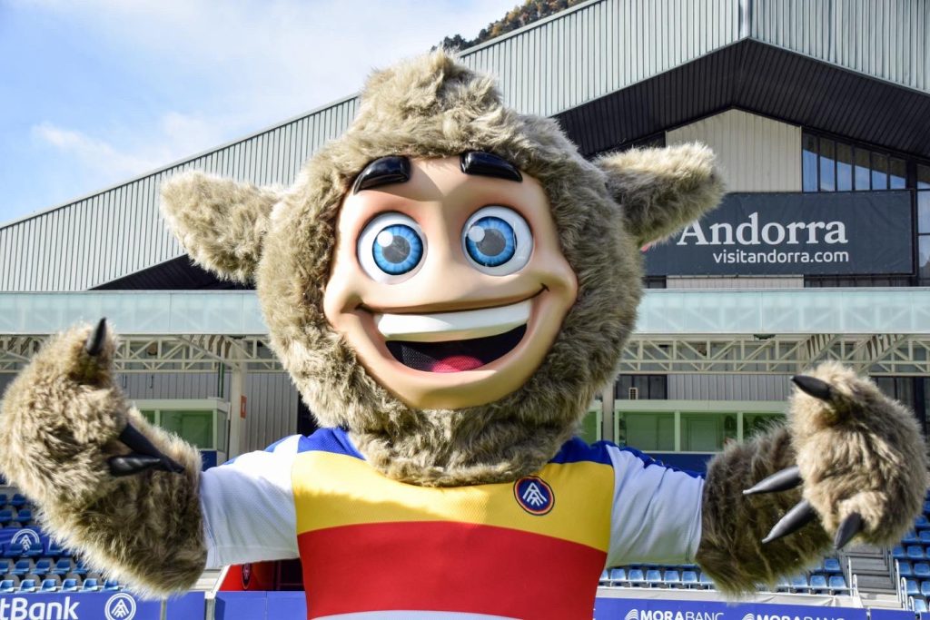 El tamarro és la mascota d el'FC Andorra / FC Andorra