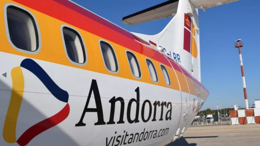 Avió de la ruta entre Andorra i Madrid / AC