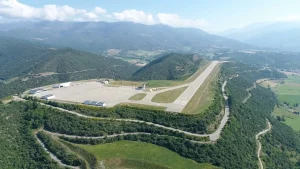 Imatge aèria de l'aeroport d'Andorra-la Seu / Aeroports de Catalunya