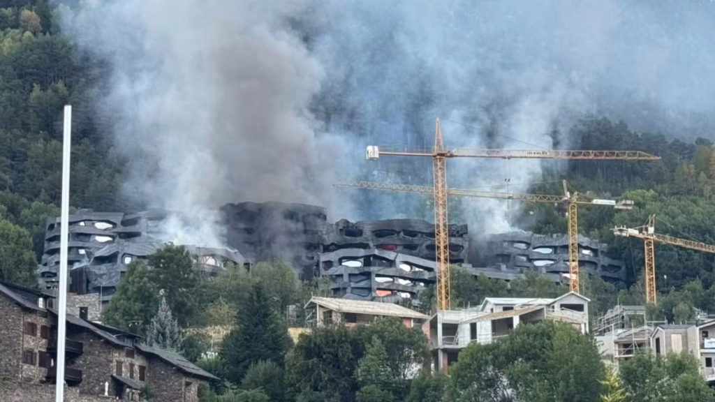 Estat de la Querola després de l'incendi / RTVA