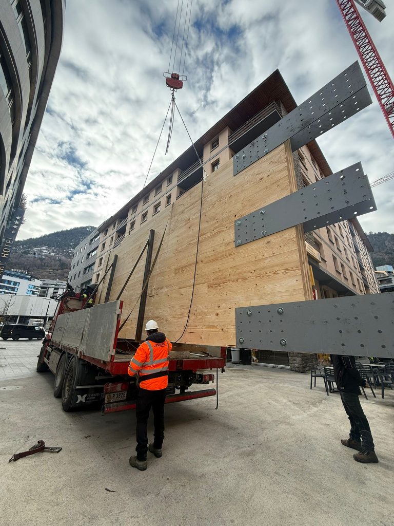Construcció de l'edifici Node d'Andorra Telecom / AT