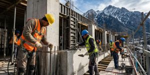 Treballadors de la construcció / Arxiu