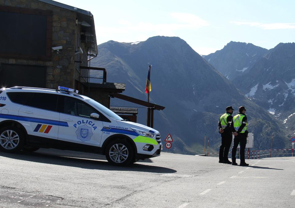 Control policial a Andorra / Policia