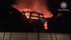 El foc ha acabat amb un somni de 20 anys / Policia d'Andorra