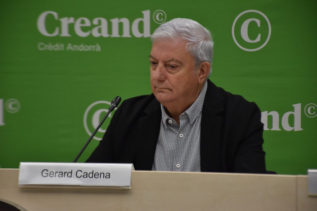 Gerard Cadena durant la presentació / ANA