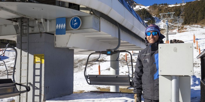 Trabajador de Grandvalira / GV
