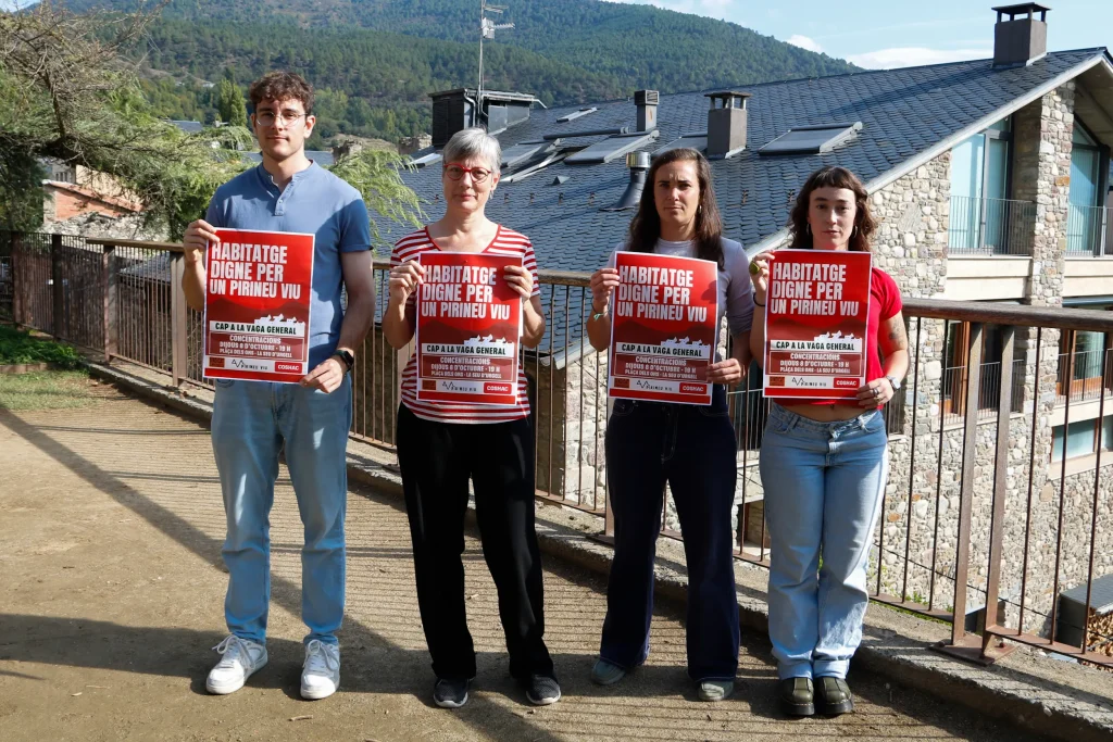 Membres del Sindicat de l'Habitatge de l'Alt Urgell / Arxiu