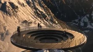 Recreació de com seria el Mirador de la Capa / La Massana